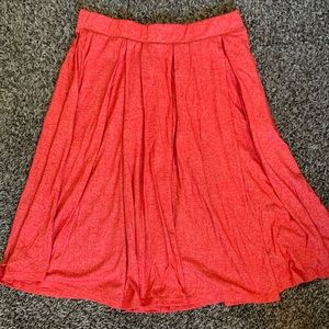 LuLaRoe Maddison skirt with pockets/ Medium